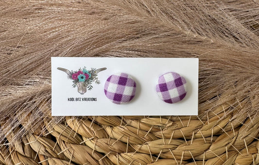 15mm Fabric Button Stud