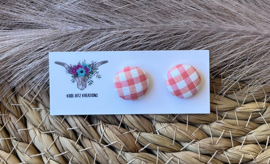 15mm Fabric Button Stud