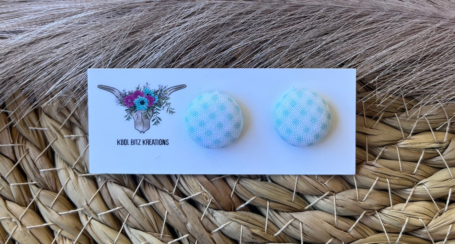 15mm Fabric Button Stud