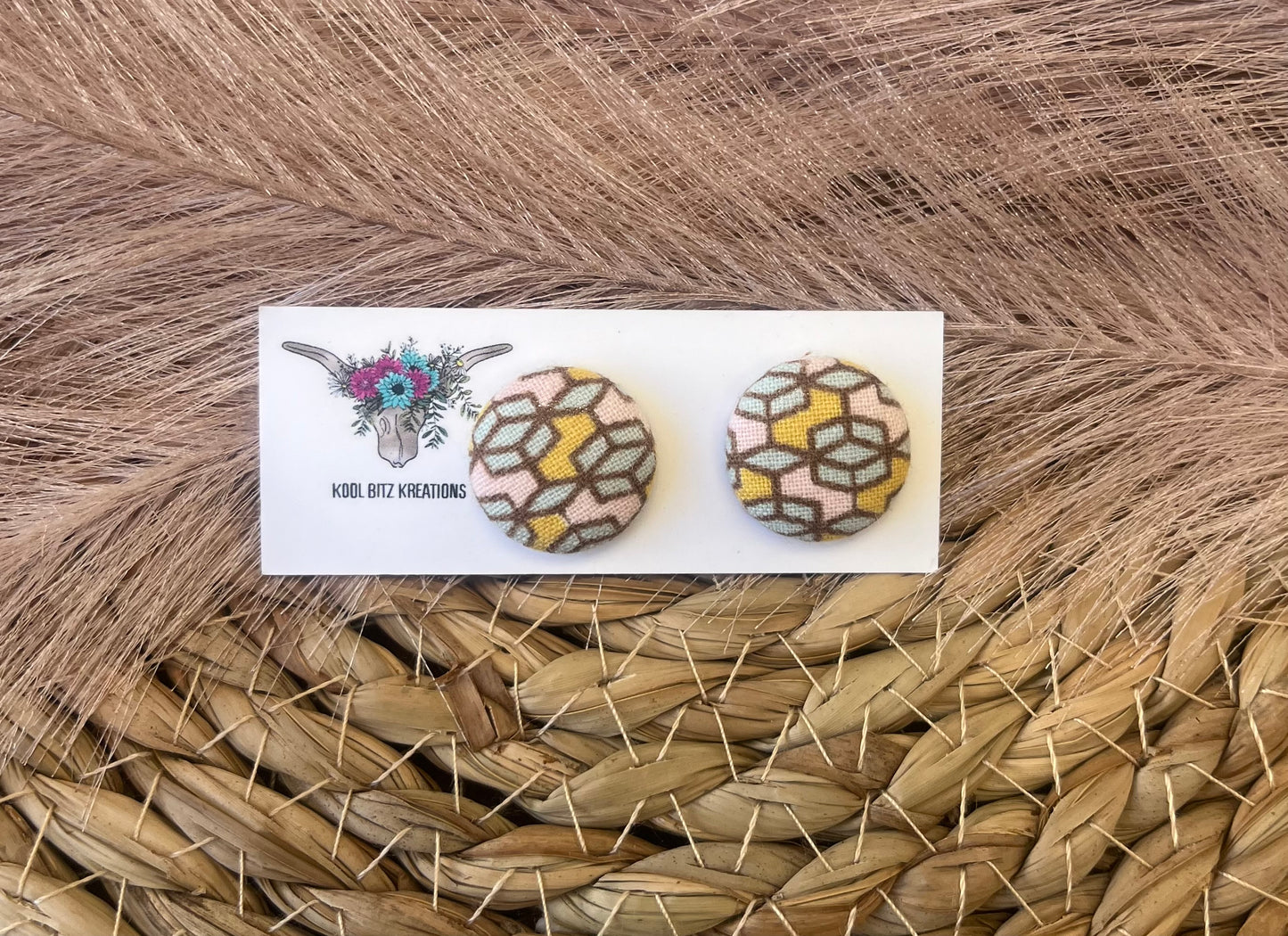 19mm Fabric Button Stud