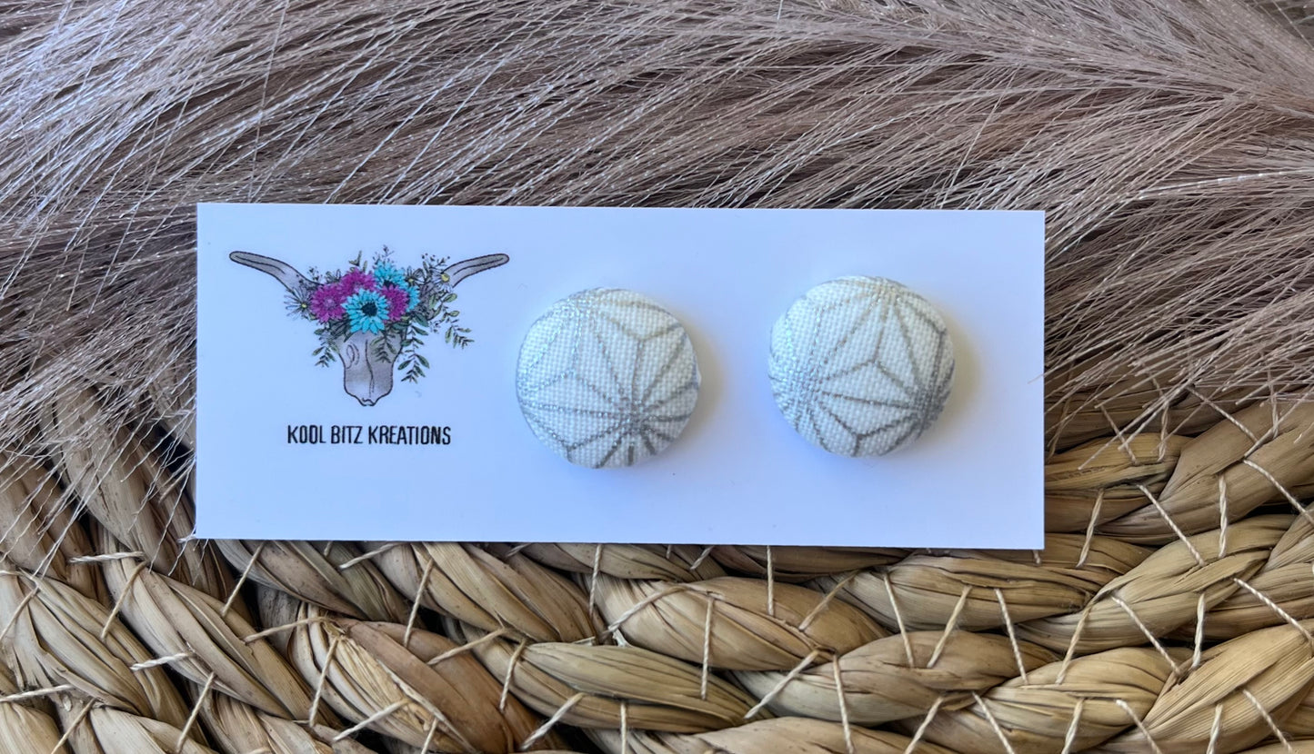 15mm Fabric Button Stud
