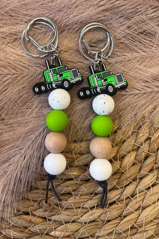 Green Truck Keychain