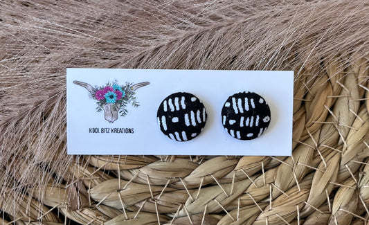 15mm Fabric Button Stud
