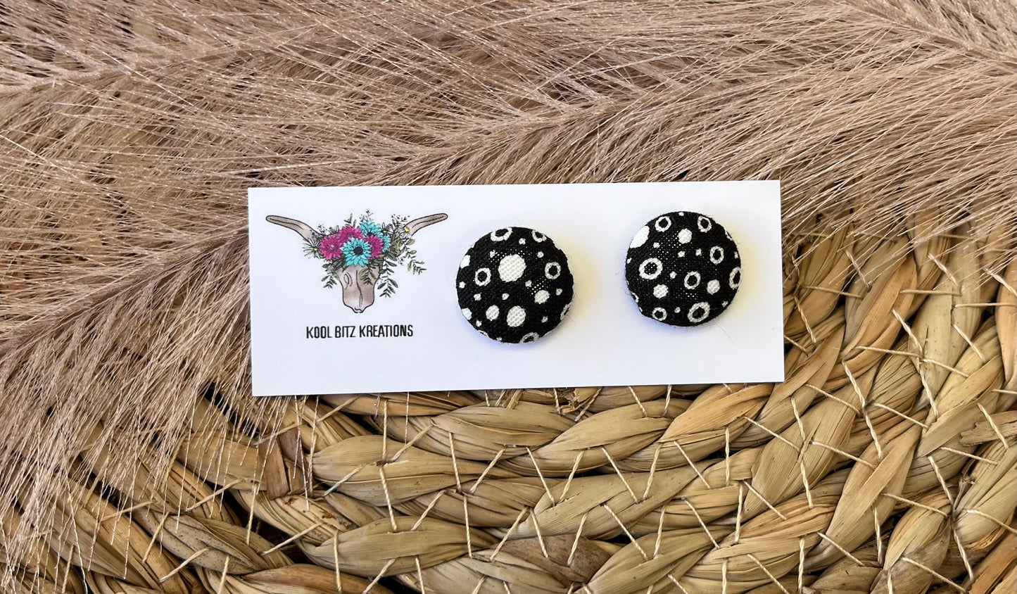 15mm Fabric Button Stud