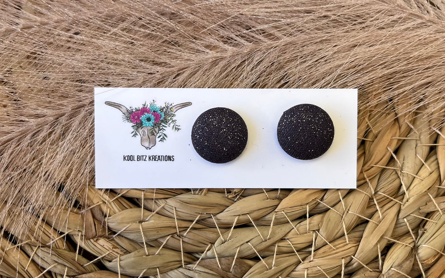 15mm Fabric Button Stud