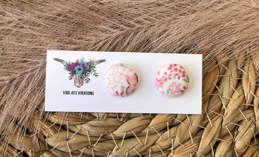 15mm Fabric Button Stud
