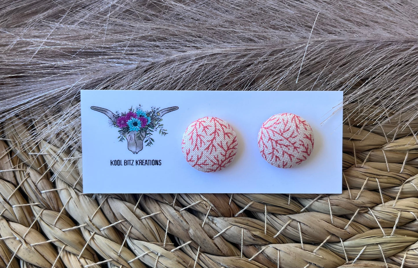 15mm Fabric Button Stud