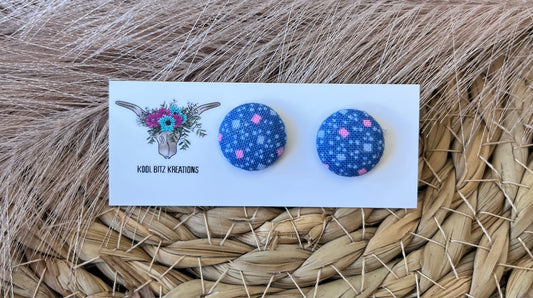 15mm Fabric Button Stud