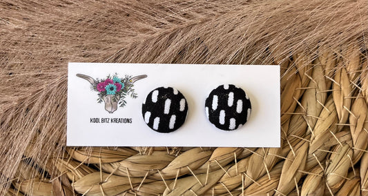 15mm Fabric Button Stud