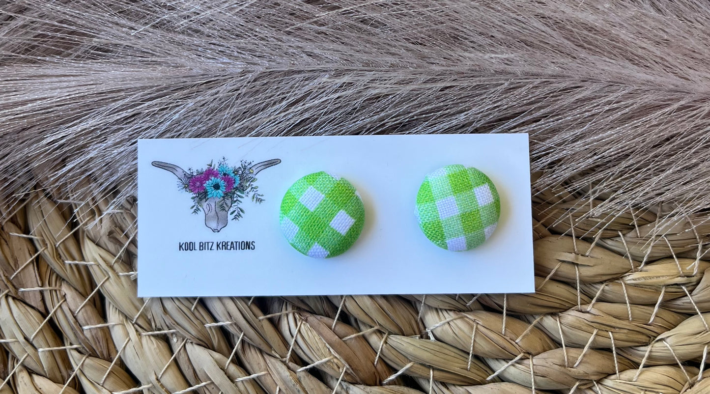 15mm Fabric Button Stud