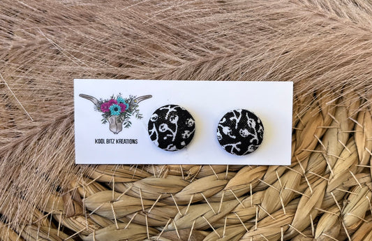 15mm Fabric Button Stud