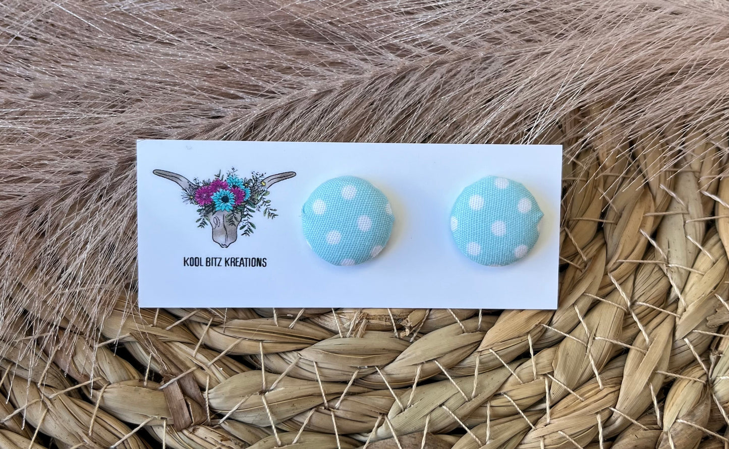 15mm Fabric Button Stud