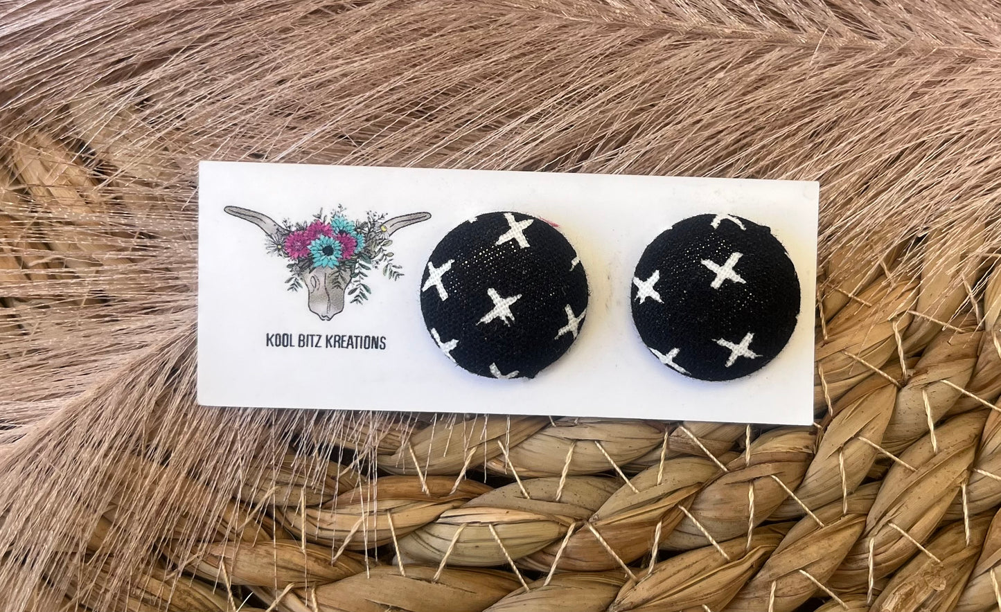 19mm Fabric Button Stud