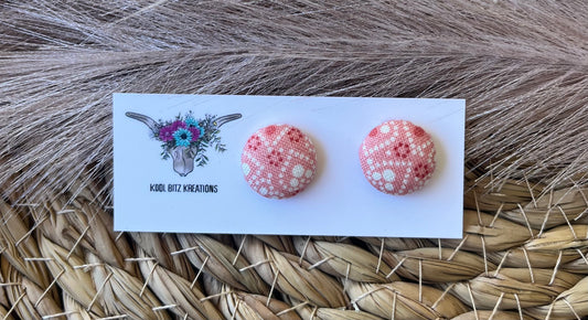15mm Fabric Button Stud