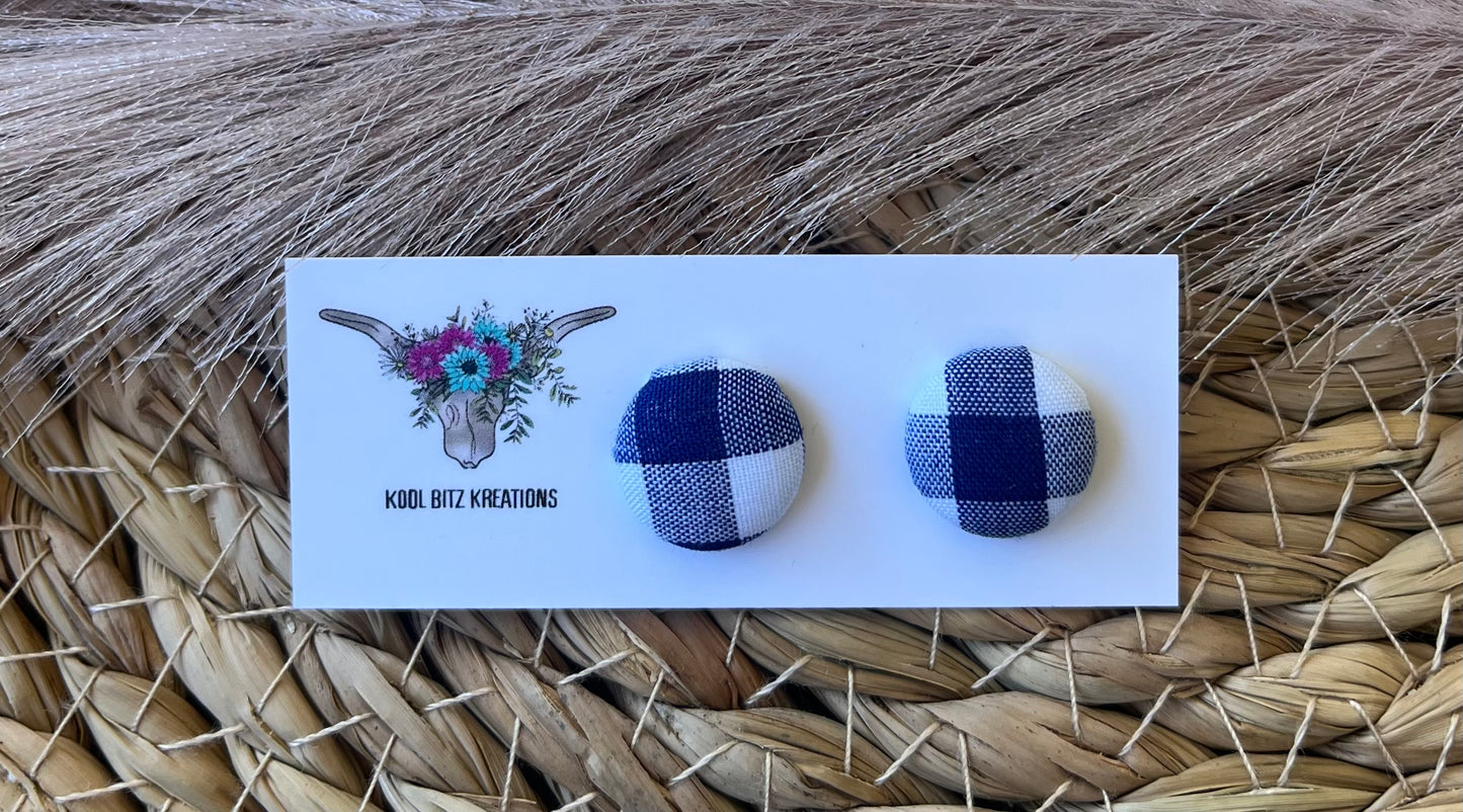 15mm Fabric Button Stud