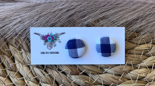 15mm Fabric Button Stud