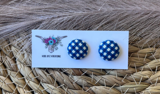 15mm Fabric Button Stud