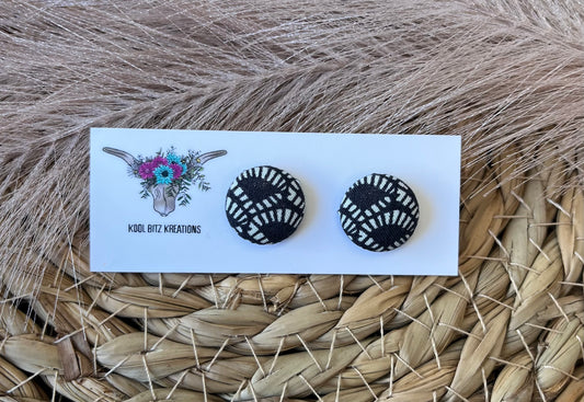15mm Fabric Button Stud