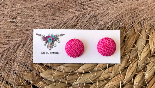 15mm Fabric Button Stud