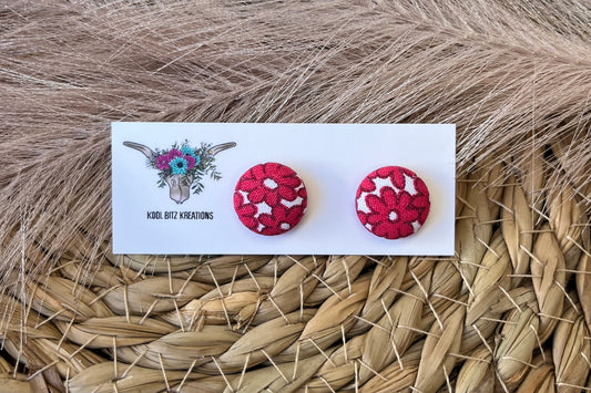 15mm Fabric Button Stud