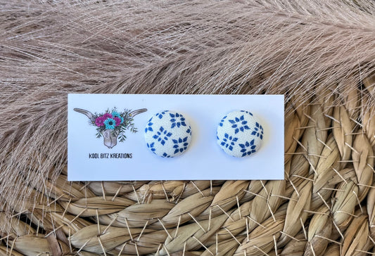 15mm Fabric Button Stud