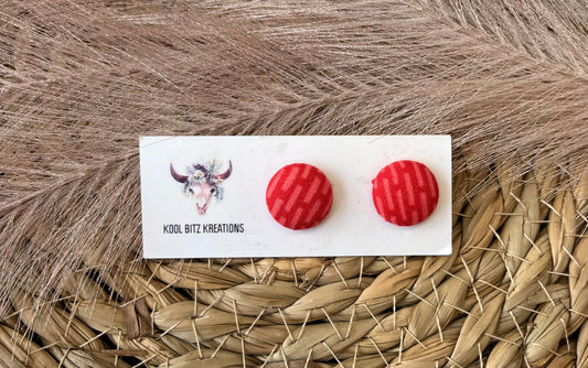 15mm Fabric Button Stud