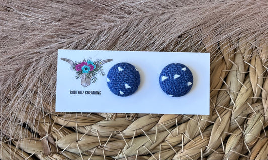 15mm Fabric Button Stud