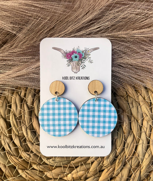 Paper & Wood Statement Earring