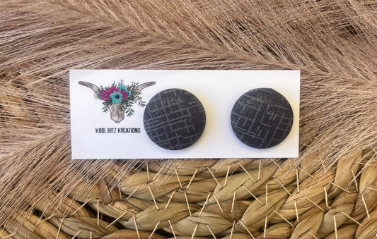 19mm Fabric Button Stud