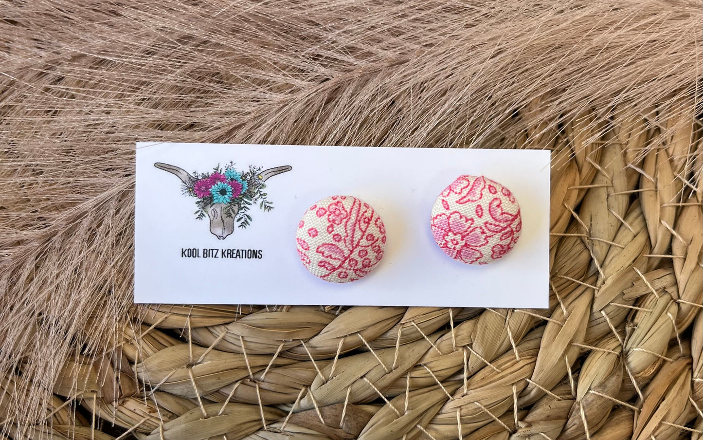 15mm Fabric Button Stud