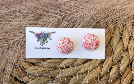 15mm Fabric Button Stud