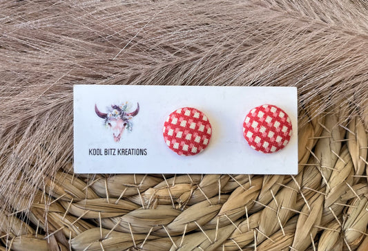 15mm Fabric Button Stud
