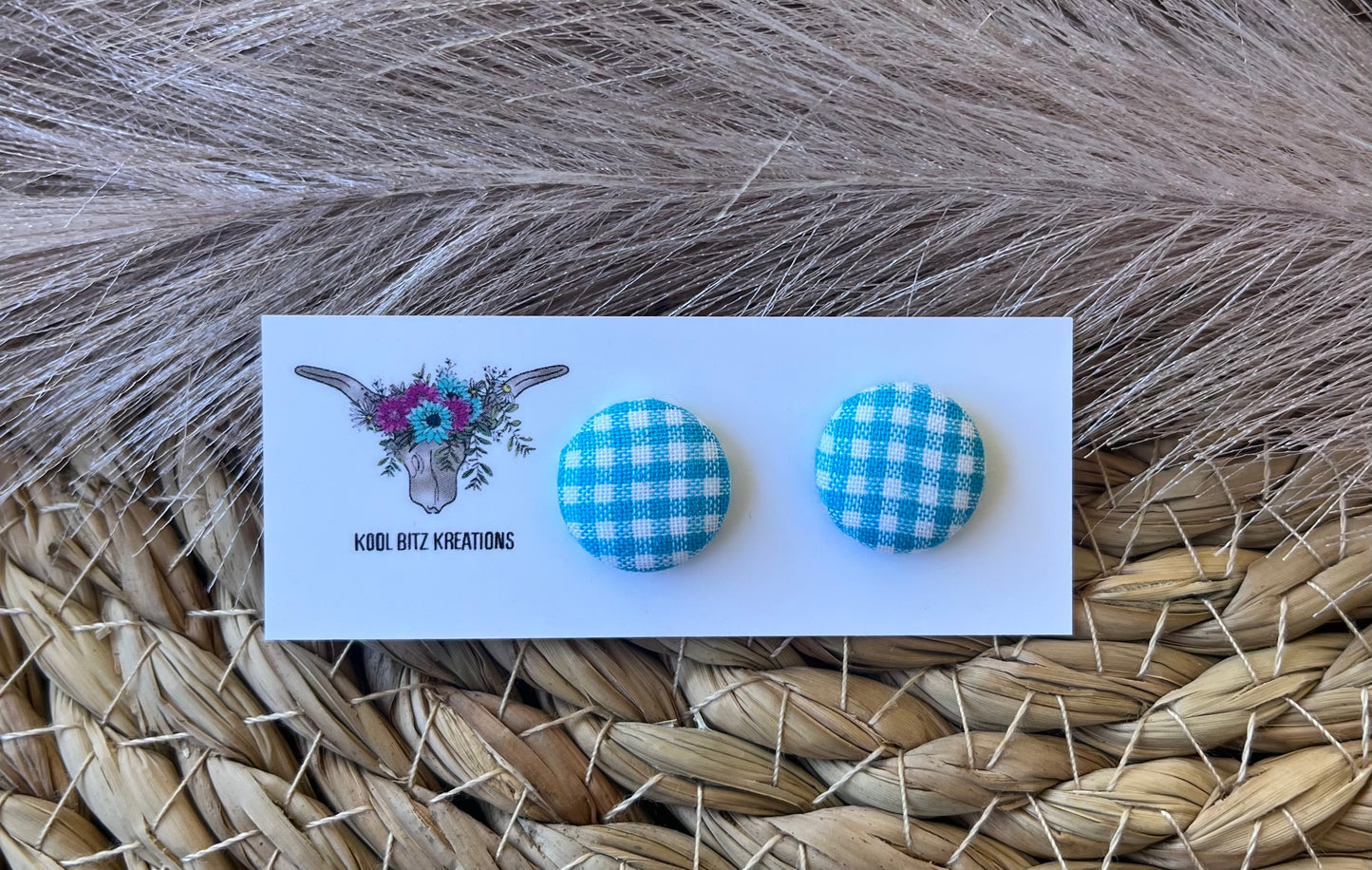 15mm Fabric Button Stud