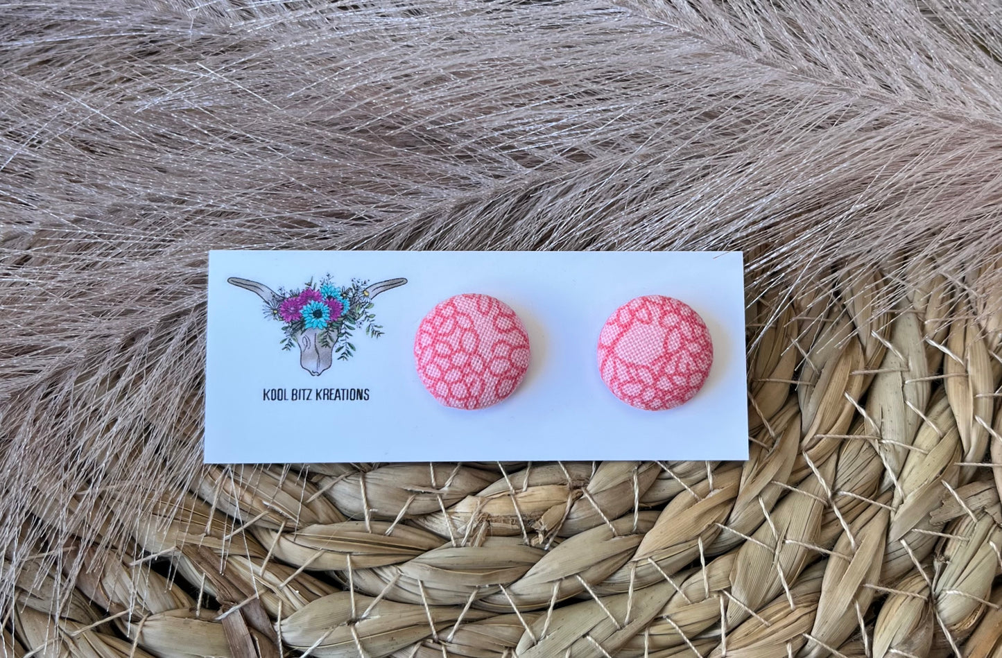 15mm Fabric Button Stud