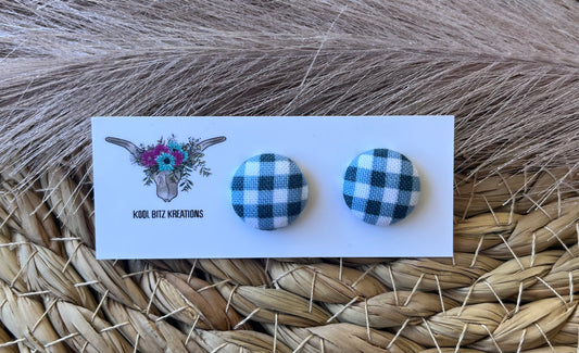 15mm Fabric Button Stud