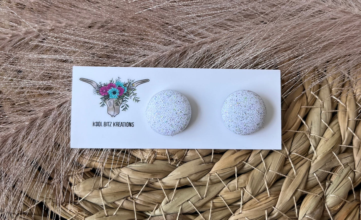 15mm Fabric Button Stud