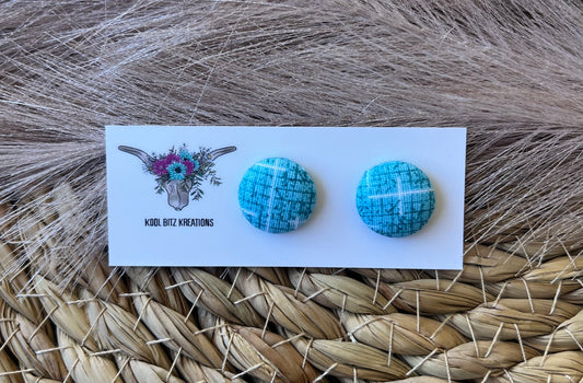 15mm Fabric Button Stud