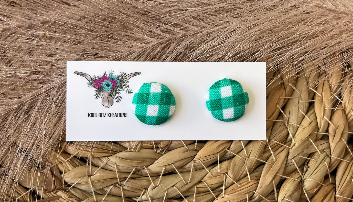 15mm Fabric Button Stud