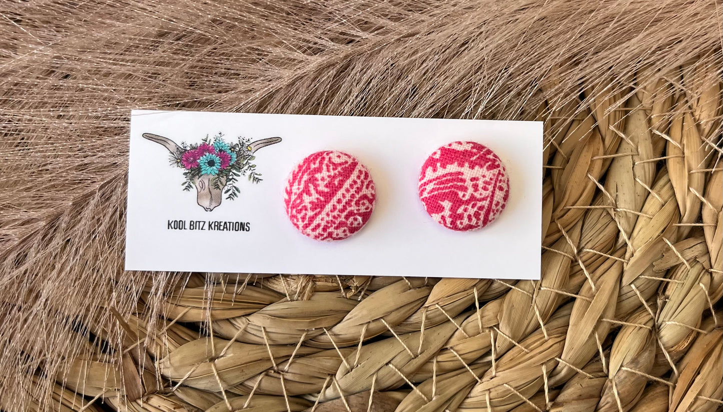 15mm Fabric Button Stud