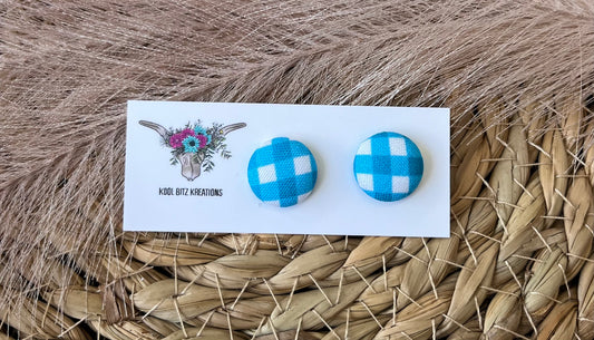 15mm Fabric Button Stud