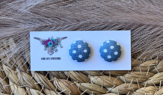 15mm Fabric Button Stud