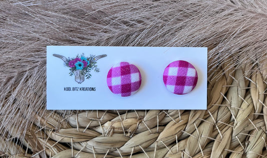 15mm Fabric Button Stud