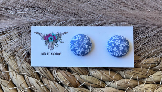 15mm Fabric Button Stud