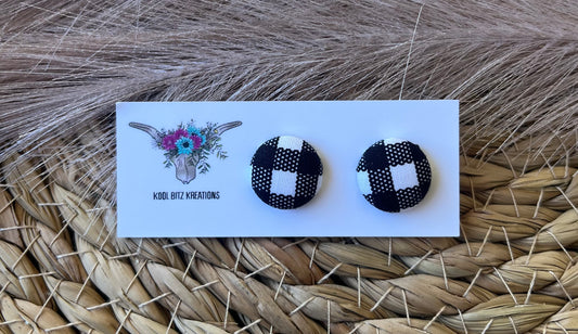 15mm Fabric Button Stud
