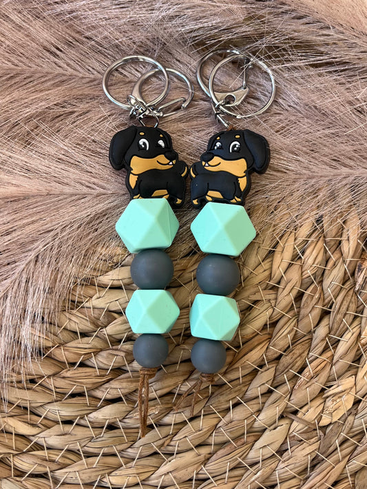 Sausage Dog Keychain