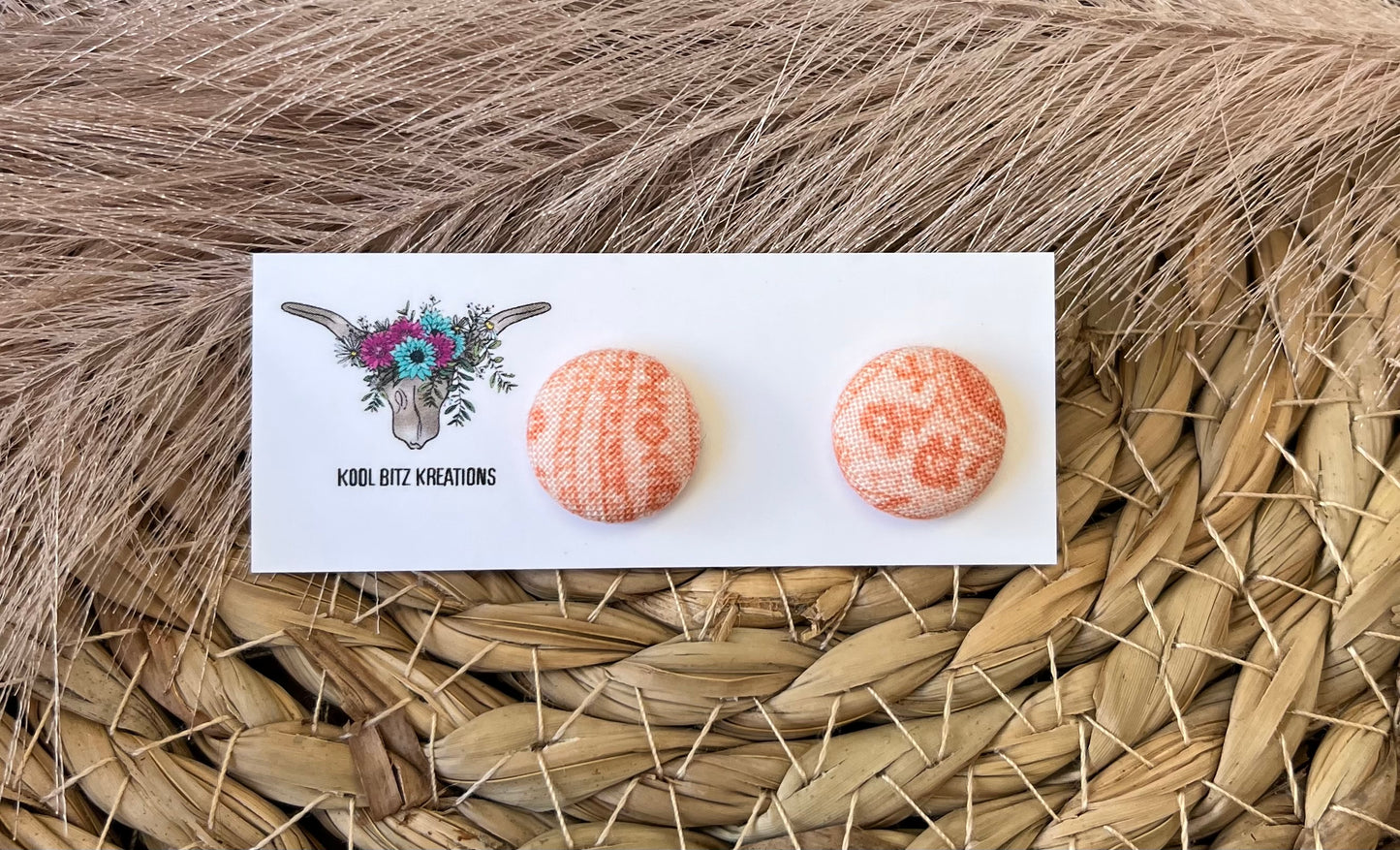 15mm Fabric Button Stud