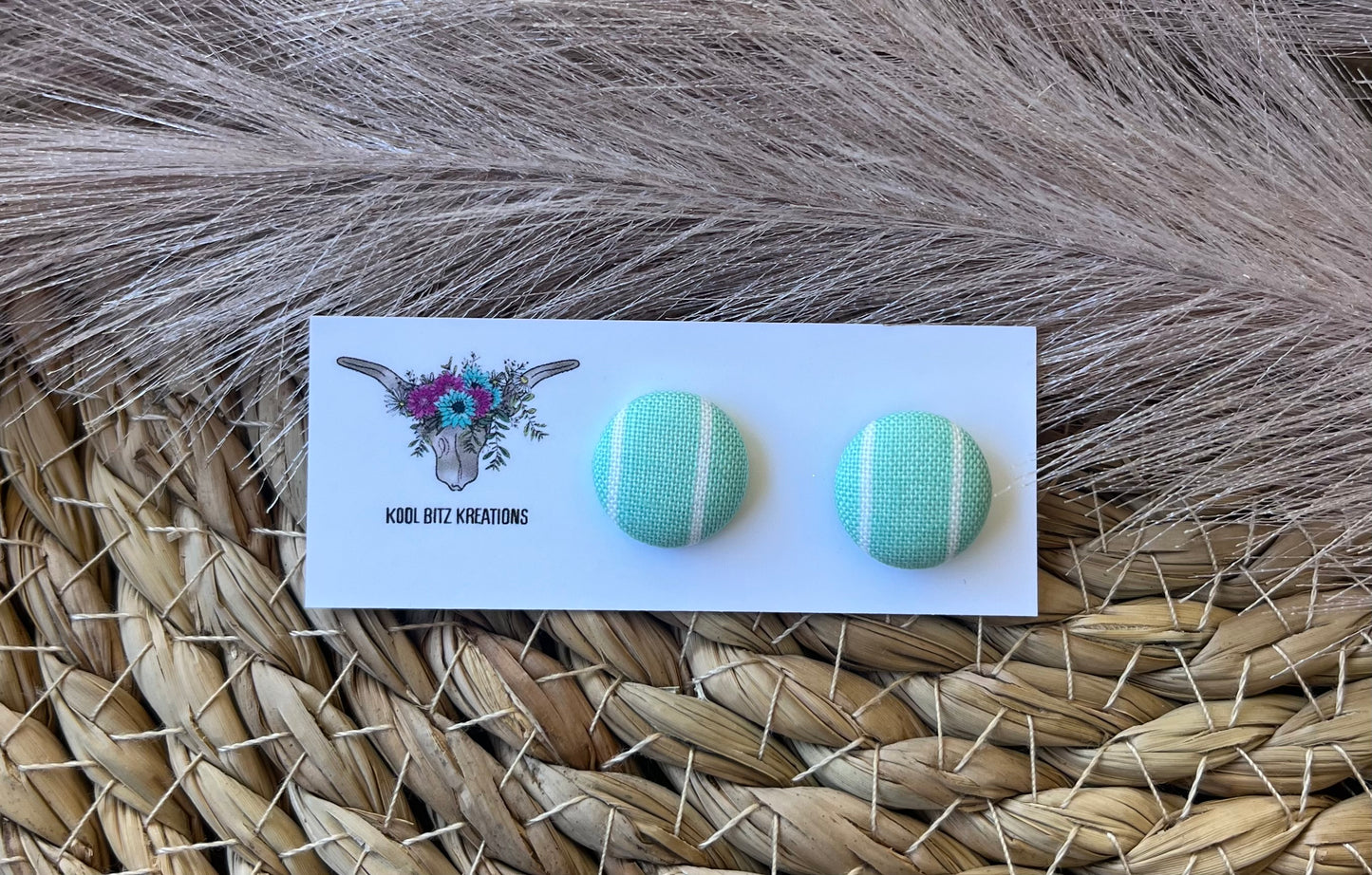 15mm Fabric Button Stud