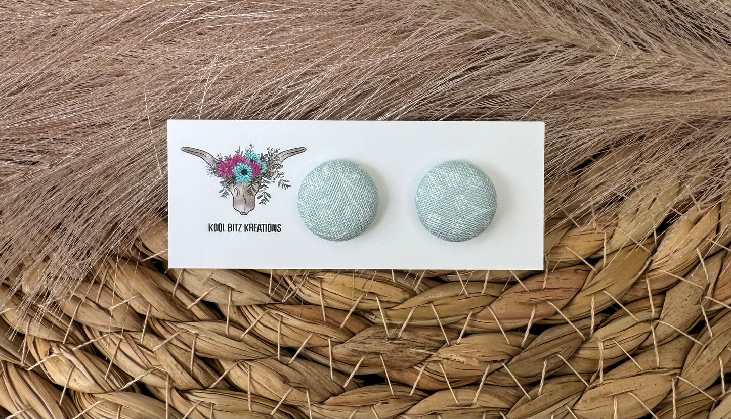15mm Fabric Button Stud