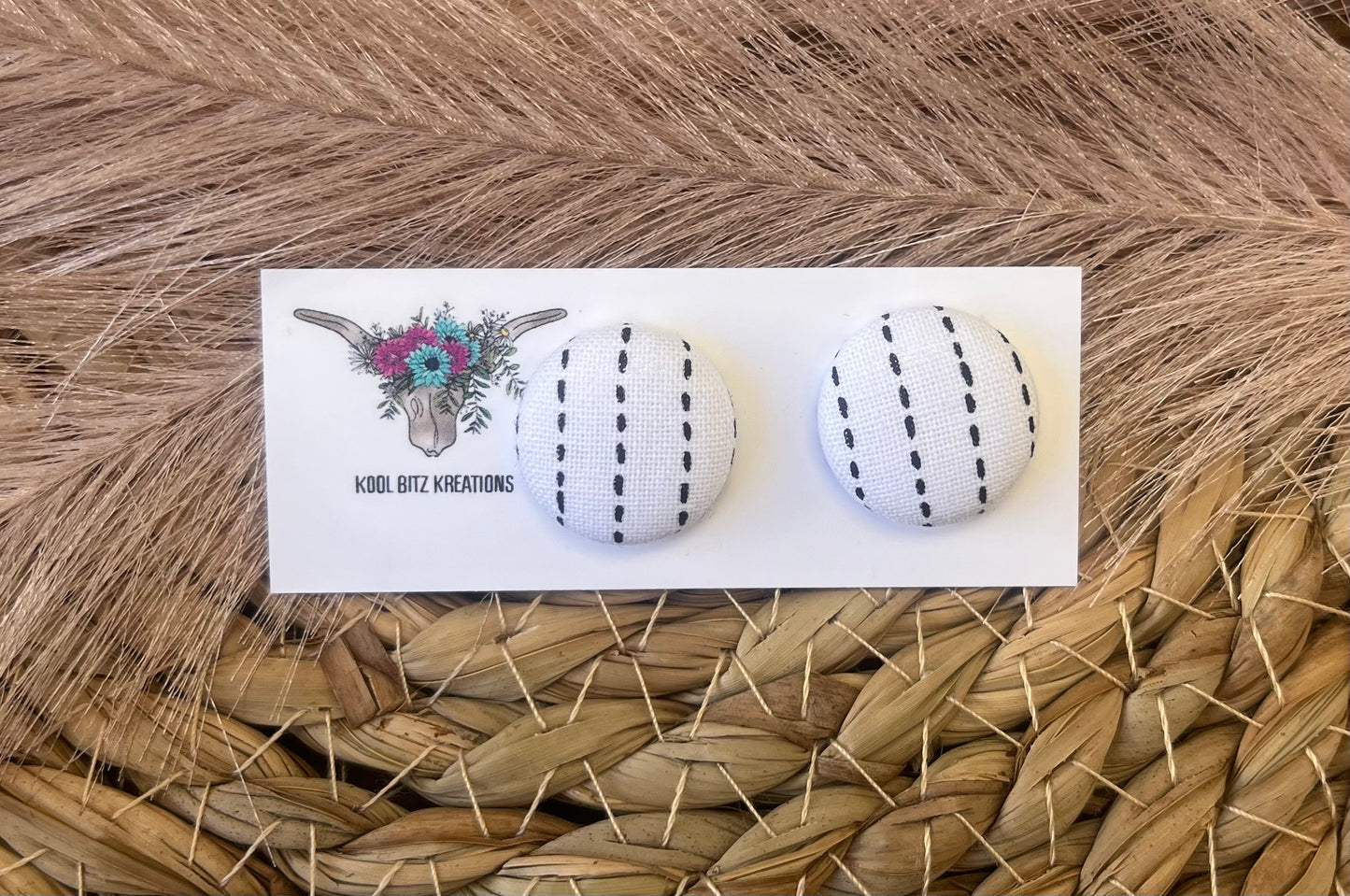 19mm Fabric Button Stud