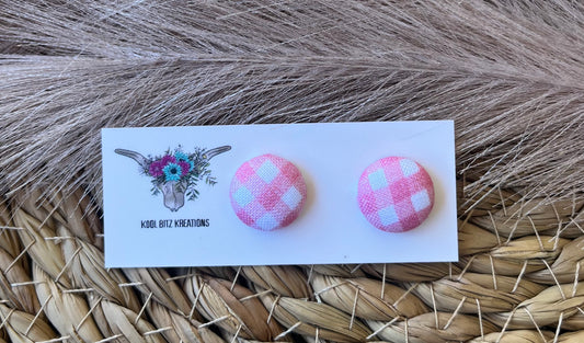 15mm Fabric Button Stud